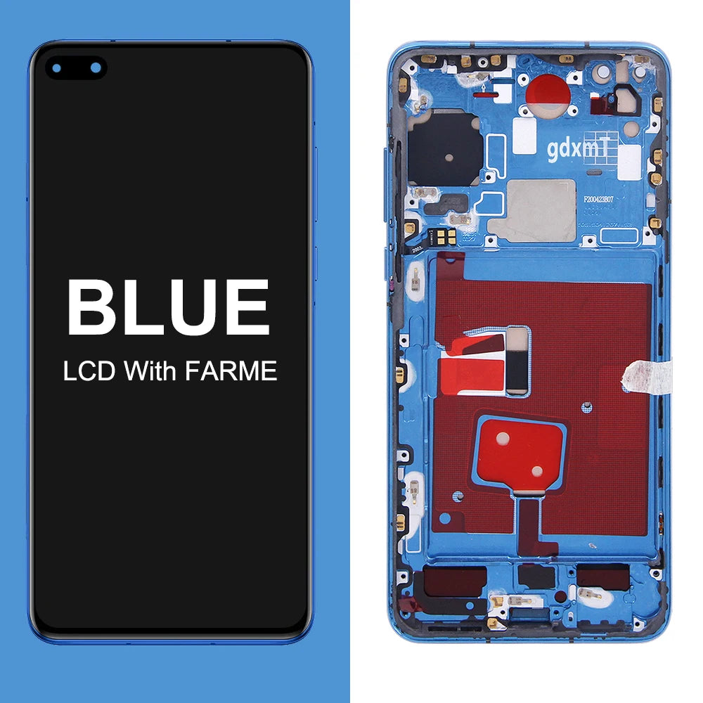 6.1'' For HUAWEI P40 ANA-AN00 ANA-TN00 ANA-NX9 ANA-LX4 LCD Display Touch Screen Digitizer Assembly Replacement 100% Tested HUAWEI phone repair parts