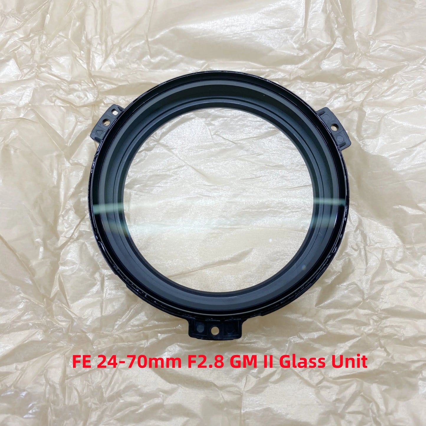 For Sony FE 24-70mm F2.8 GM2 GMII Front Lens 1st Optics Element First Glass A5047835A SEL2470GM2 FE 24-70 F/2.8 GM2 With Plastic  Digital Camera repair parts
