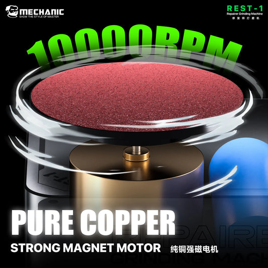 MECHANIC REST-1 Repairer Grinding Machine Type-C Multi Function Grinder for Tweezers Blades Plier Tip Polishing Repairing Tool Professional Repair Tools