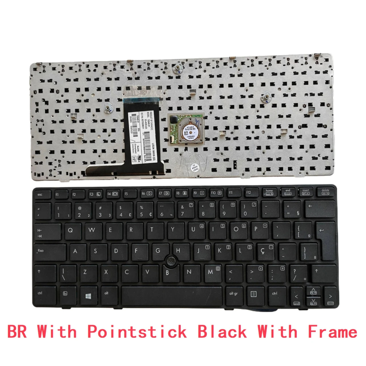 New US Russian Spanish Latin Brazil Laptop Keyboard For HP Elitebook 2560 2560P 2570 2570P 700948-B31  HP laptop repair parts