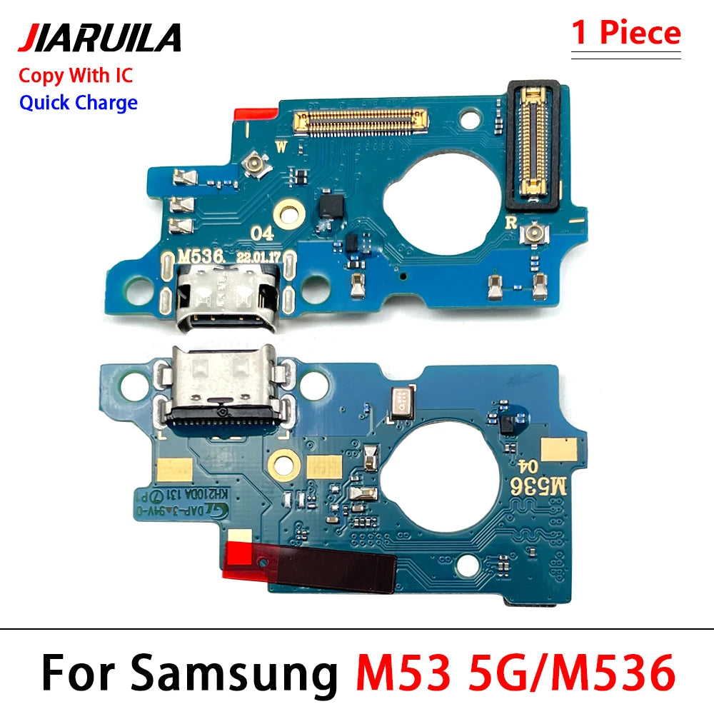 10Pcs USB Charger Charging Port Connector Flex Cable For Samsung M31 M31S M51 M10 M20 M30 M30s M21s M32 M52 M62 M13 M33 M53 5G Samsung phone repair parts