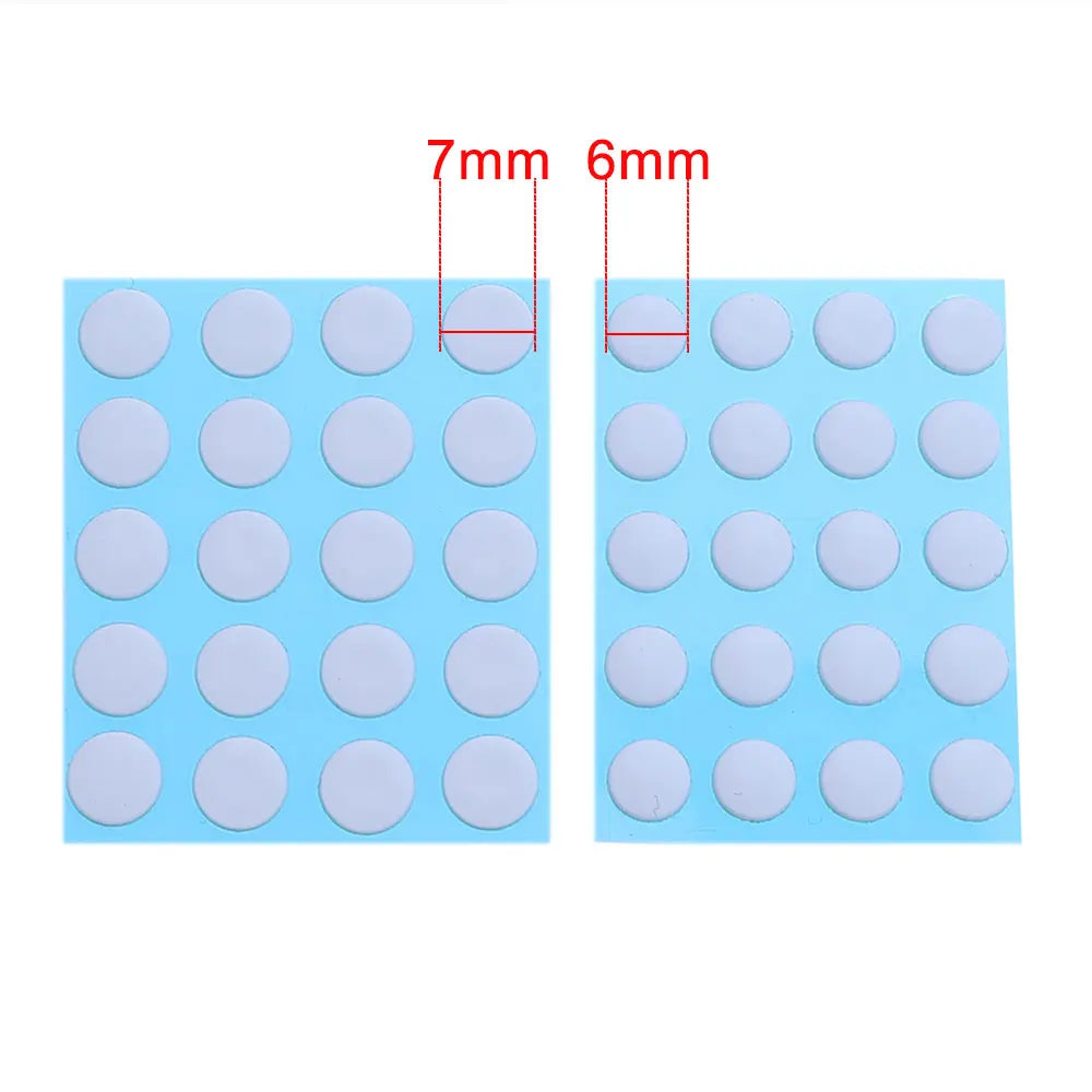 2Set 6mm 7mm Diameter ICE Version Esports Mouse Skates Mouse Feet DIY Universal Dot Mouse Pad Antii-slip Mouse Feet Sticker Game console repair parts