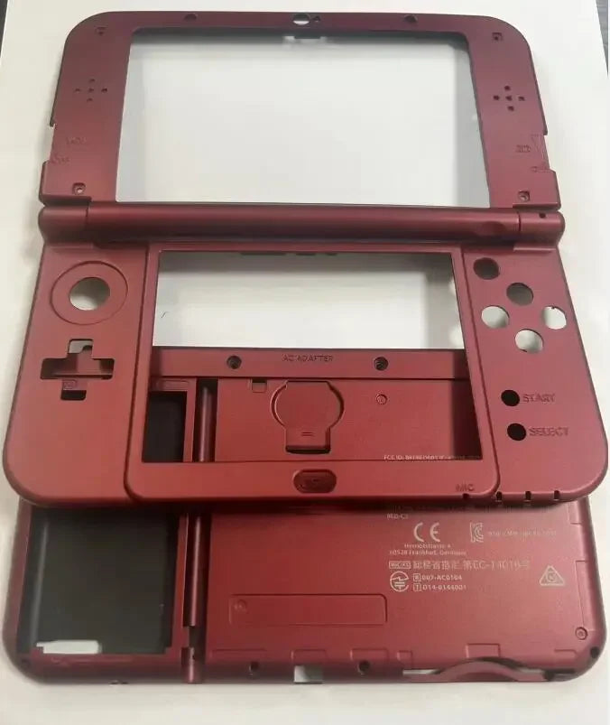 Middle Housing Shell Hinge Part Bottom Middle Shell Battery Cover Case Blue Gray Case For NEW 3DS XL NEW3DS XL LL Game console repair parts