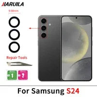 10Pcs, Back Rear Camera Glass Lens Cover With Adhesive For Samsung S24 S25 S26 Plus Ultra Fe With Glue Adhesive Samsung phone repair parts