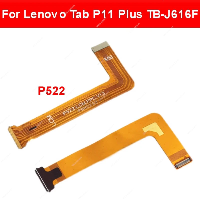 LCD Screen Flex Cable For Lenovo Tab P11 Plus TB-J616F LCD Display Mainboard Connector Flex Ribbon Parts Lenovo Tablet repair parts