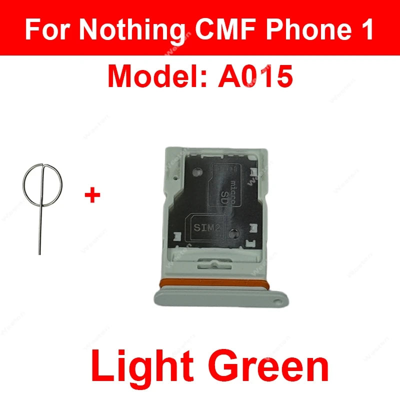 Sim Card Tray Socket Adapter For Nothing Phone 1 2 2A 3A CMF Phone 1 Sim Card Reader Slot Connector Holder Repair Parts  Other Brand phone repair parts