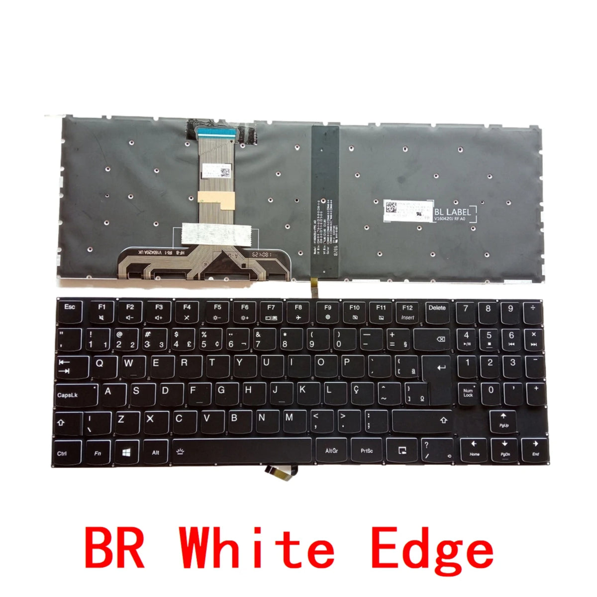 US Russian Spanish Brazil Backlit Keyboard For Lenovo Legion Y530 -15ICH Y7000P-1060 Y7000-2019 Y540-15IRH Y540-17IRH Y545-PG0 Lenovo laptop repair parts