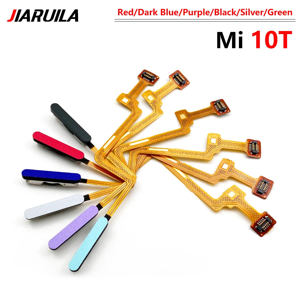 New For Xiaomi Mi 10T Mi10T Pro M2007J3SY Home Button FingerPrint Touch ID Sensor Flex Cable Ribbon Replacement Parts  Xiaomi  Xiao mi phone repair parts