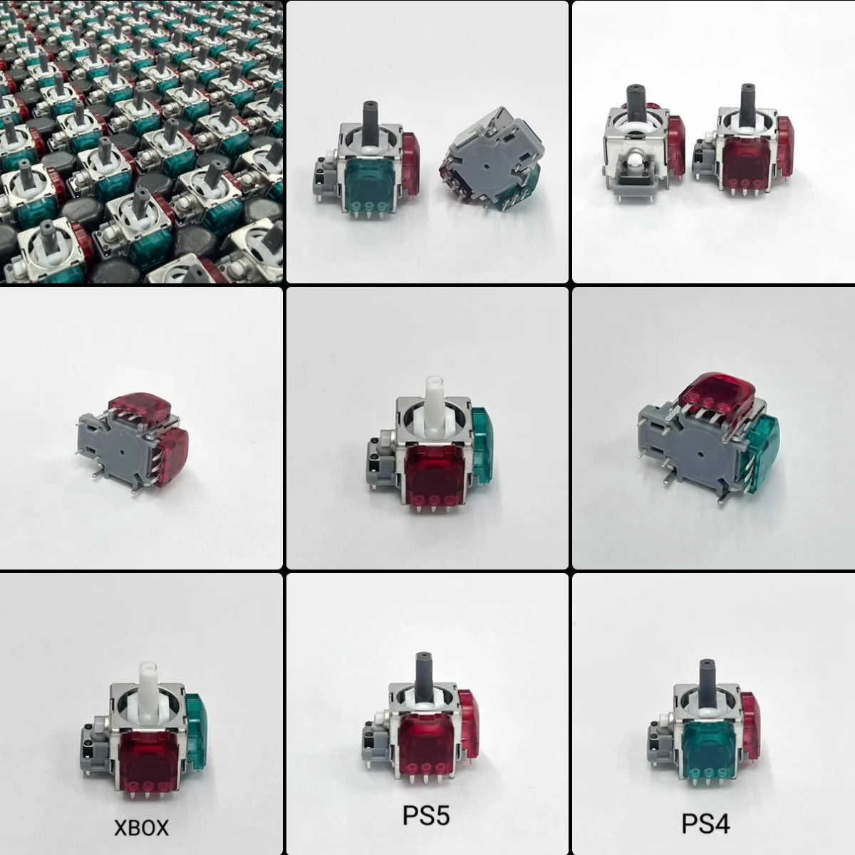 50PCS 100PCS GINFULL DS13 RS13 TMR Electromagnetic Joystick For PS5/Edge/PS4/Xbox Series Controller Thumbstick 3D Analog Sensor  Game console repair parts
