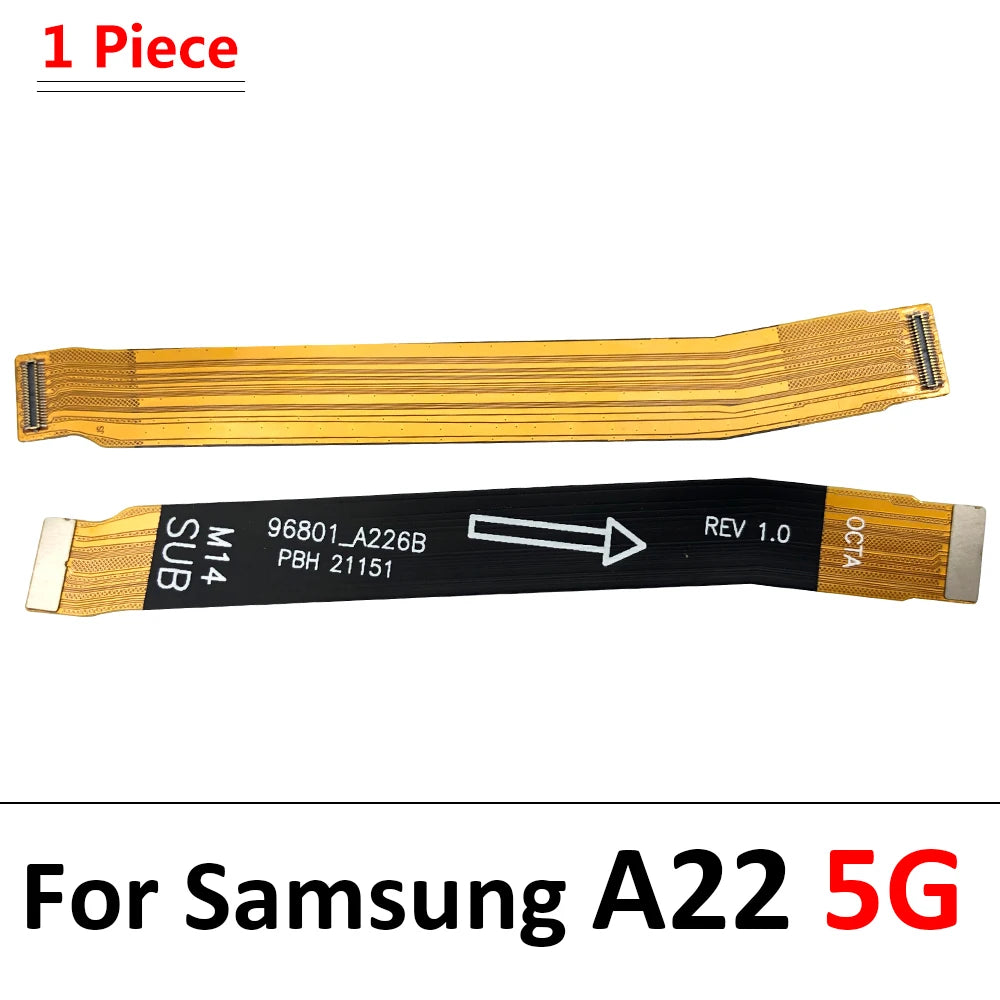 50Pcs, Main Board Connector Mainboard Flex Cable For Samsung A32 A52 A22 A72 A53 A33 A73 A24 A34 A54 A15 A25 A35 A55 4G 5G Samsung phone repair parts