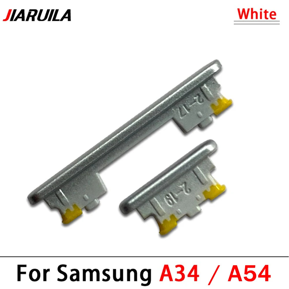 New For Samsung A14 A24 A34 A54 4G 5G Side Key Power and Volume Buttons Button Replacement Parts Samsung phone repair parts