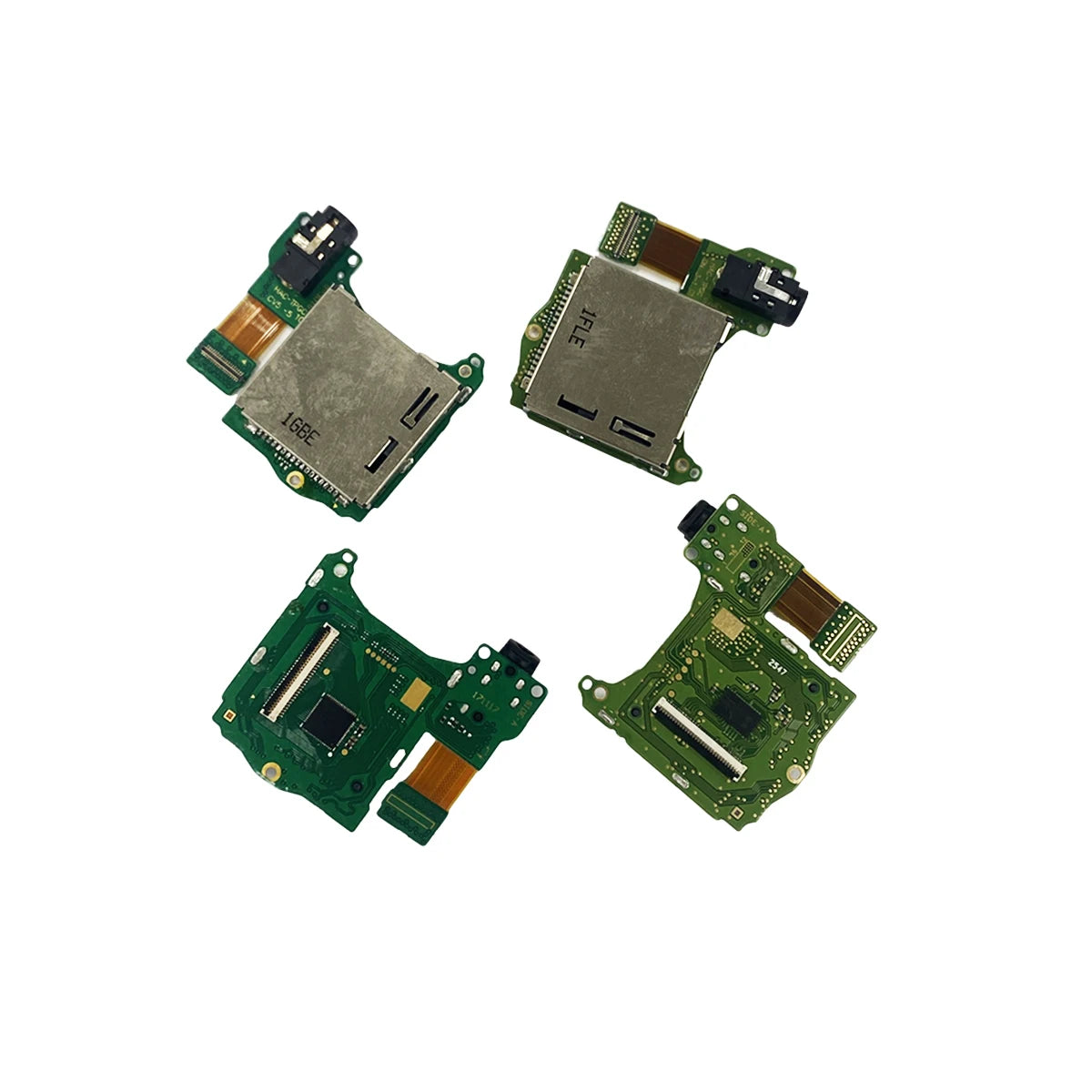 1/2/5PCS Game Card Slot for NS Switch Game Cartridge Card Slot Socket Reader with Headphone Jack Port for Switch V1 V2  Game console repair parts