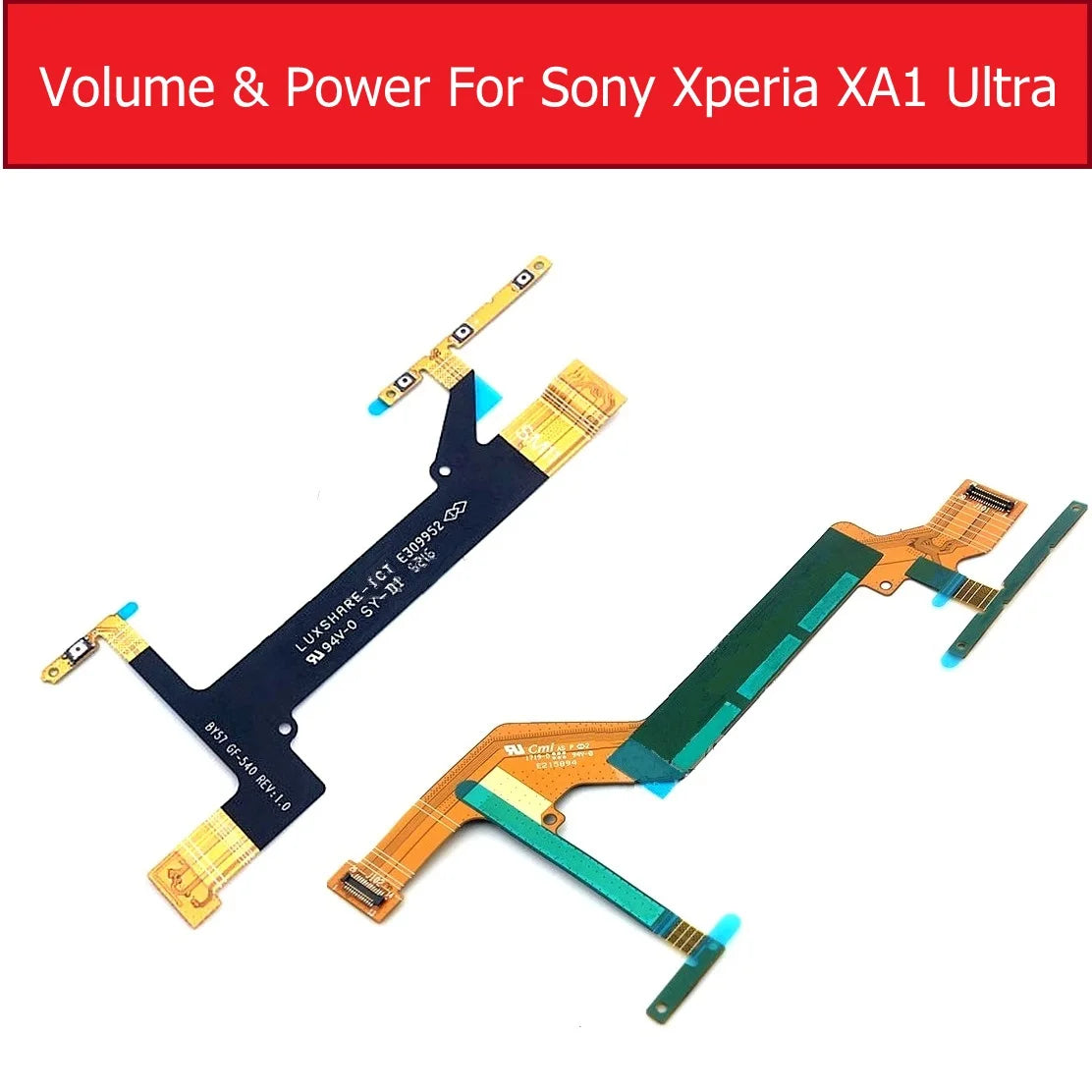 Power & Volume Flex Cable For Sony Xperia XA1/XA1 Plus/XA1 Ultra/XZ1/XZ1 Compact Main Side key Switch Button Flex Ribbon Repair Sony phone repair parts