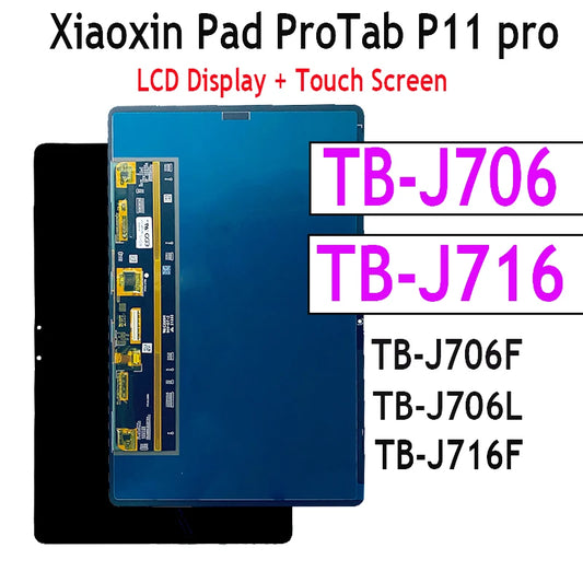 AMOLED For  Lenovo Tab P11 Pro TB-J706 J706F J716F J716 LCD Display Touch Screen Digitizer Assembly Replacement Parts Lenovo tablet repair parts