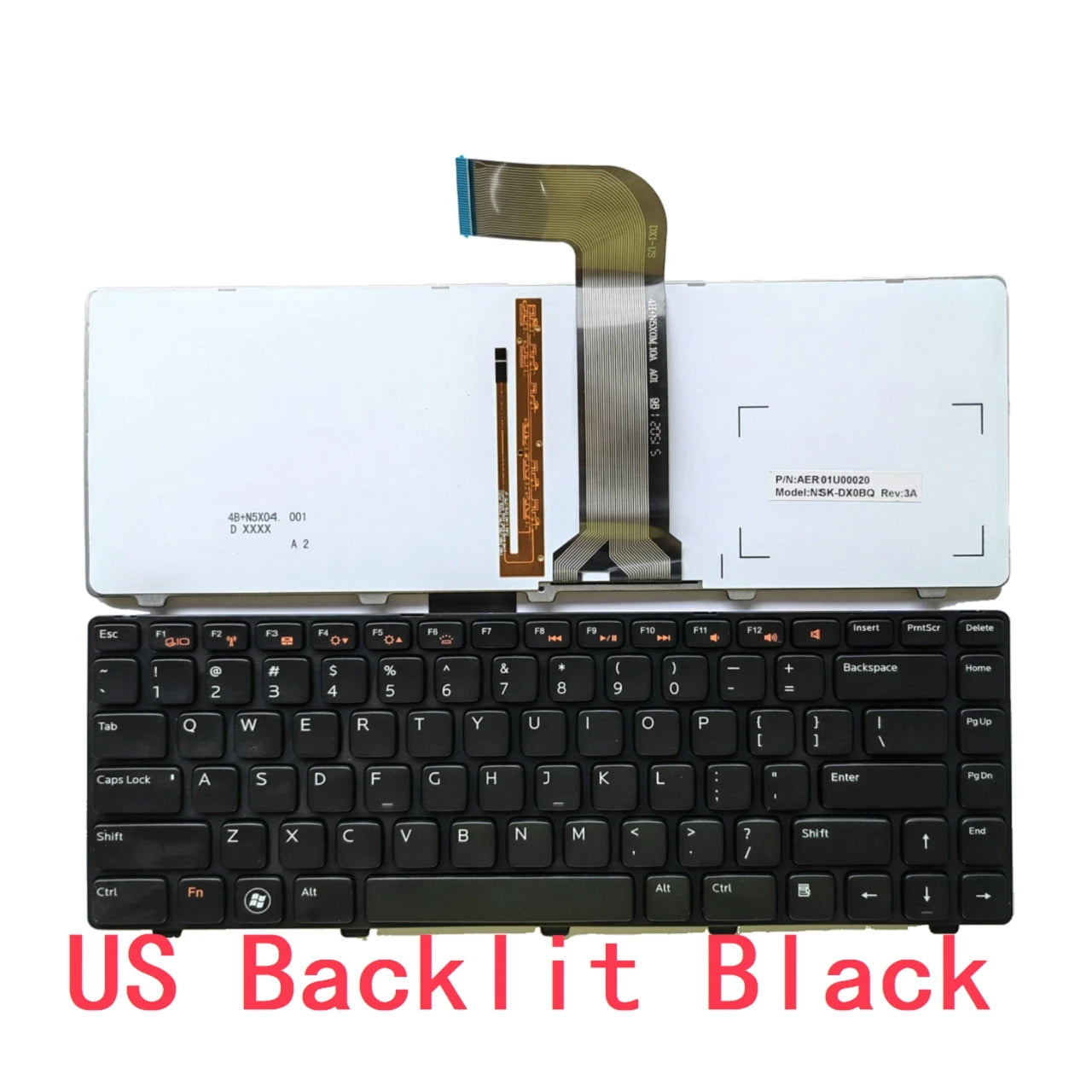 US RU SP AR BR Backlit Keyboard For Dell INSPIRON 14R N4110 N4120 M4110 N4050 M4040 M5040 N5040 N5050 3420 5420 5425 5520 7420 XDell laptop repair parts
