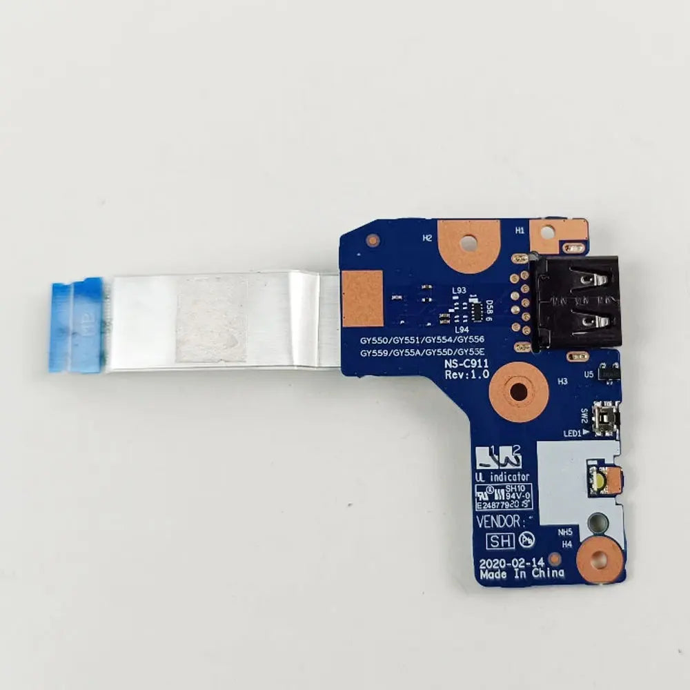 OEM For Lenovo Legion 5/5P 15IMH05H 15ARH05 Y7000P R7000P Y7000 R7000 2020H Laptop USB Jack Switch Power Button Board CableLenovo laptop repair parts