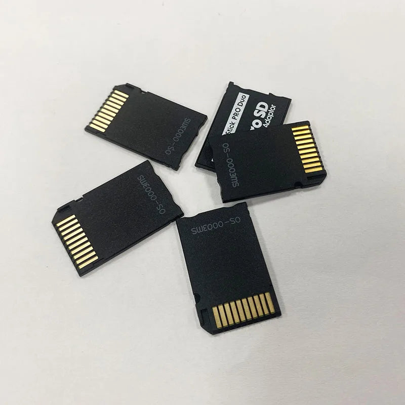 1/2/5/10PCS for PSP Adaptor Memory Stick Pro Duo Adapter Card Reader for PSP1000 2000 3000 Game console repair parts