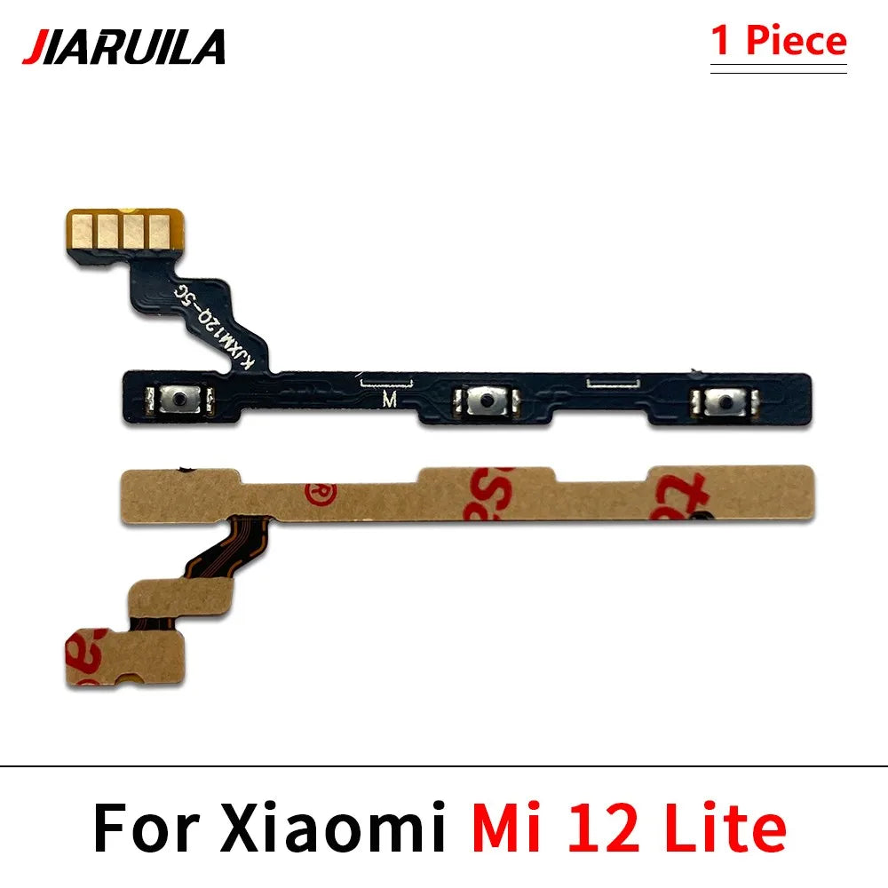 Power on off Volume Key Button Flex Cable For Xiaomi Mi 11 11T 12 12T 12s 13 14 Pro Lite 12s Ultra  Xiaomi  Xiao mi phone repair parts