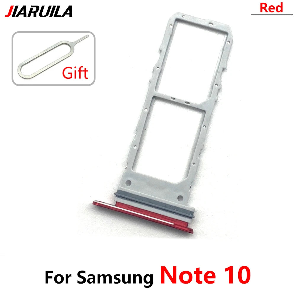 New Sim Card Tray Reader Socket Slot Holder For Samsung Note 10 Plus Lite / Note 20 Ultra Dual SIM Replacement Part Samsung phone repair parts
