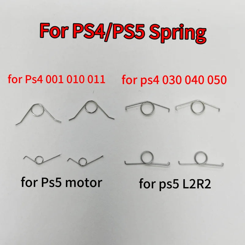 200pcs/lot for PS4 Game Pad Joystick Controller JDS-010 001 011 030 040 050 for Ps5 Controller for Ps5 L2R2 Motor Spring Part  Game console repair parts
