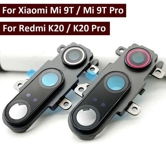 New Housing Back Rear Camera Glass Lens With Cover Frame Holder For Xiaomi Mi 9T / Mi 9T Pro / Redmi K20 / K20 Pro  Xiaomi  Xiao mi phone repair parts