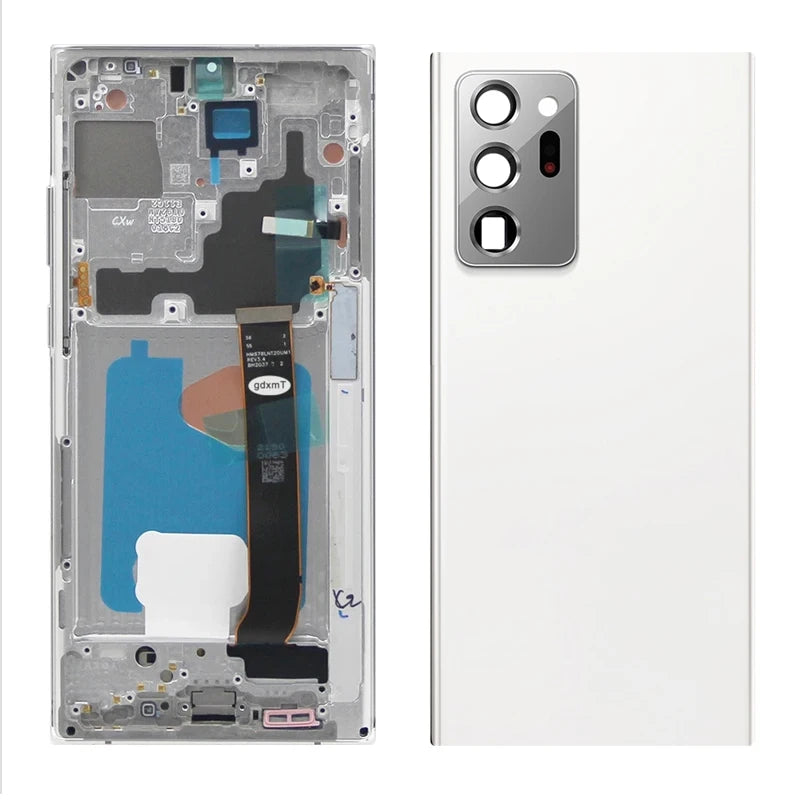 Note 20 Ultra Display Screen Assembly for Samsung Galaxy Note20 Ultra 5G N985F N986B Lcd Display Digital Touch Screen with Frame Samsung phone repair parts