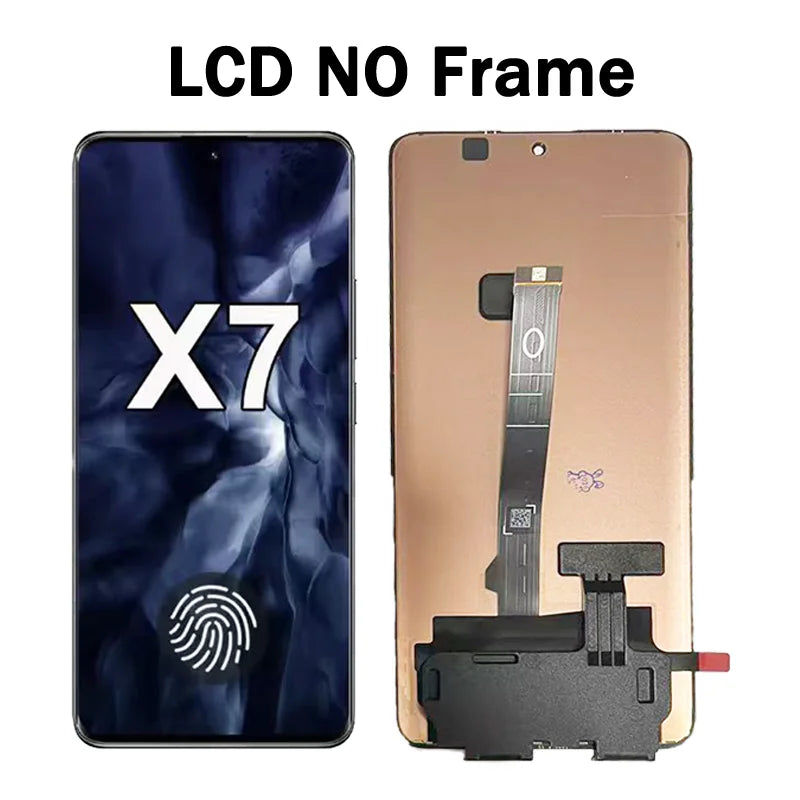24095PCADG Display Screen For POCO X7 Display for Xiaomi POCO X7 LCD Display Digital Touch Screen with Frame Assembly Oppo phone repair parts Realme phone repair parts