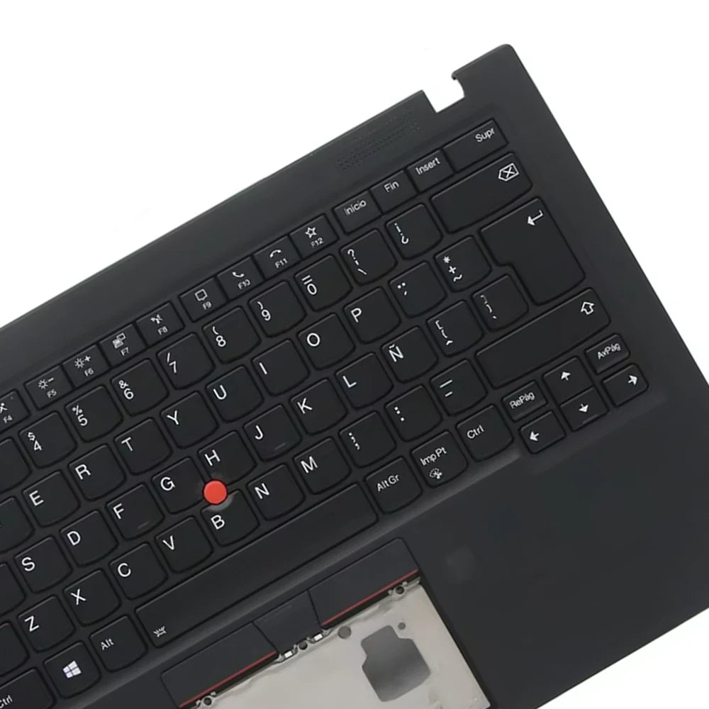 New For Lenovo ThinkPad X1 Carbon 8th Gen Laptop C-Cover with Keyboard Spanish LA Deep Black WLAN 5M10Z27477 5M10Z27478 Lenovo laptop repair parts