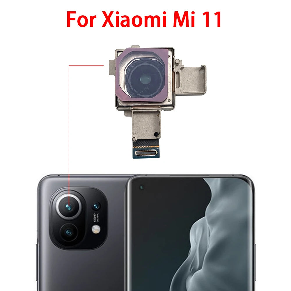 New For Xiaomi Mi 9 10 10T 11 12 Pro Lite Rear Camera Foam Front Back Camera Flex Cable Replacement Parts  Xiaomi  Xiao mi phone repair parts