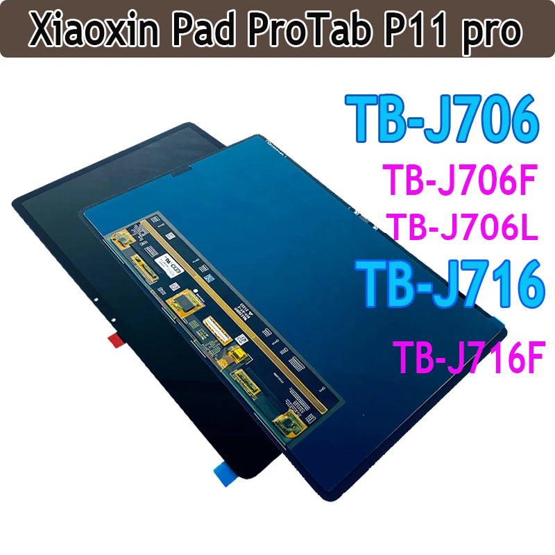11.5" AMOLED For Lenovo Pad Tab P11 pro TB-J706F TB-J706L TB-J716F J716 J706 LCD Display Touch Screen Digitizer Assembl Lenovo phone repair parts
