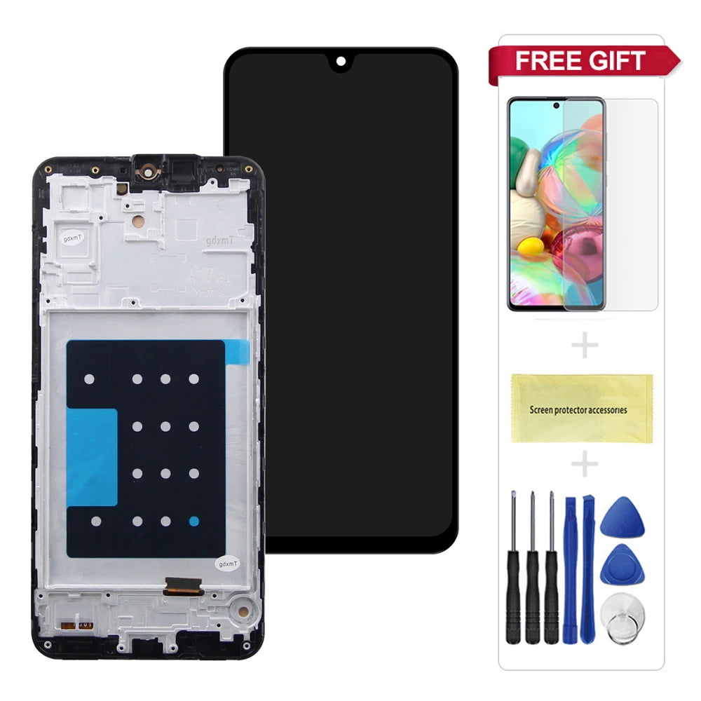 6.7" For Samsung Galaxy A17 5G A176 SM-A176B With Frame LCD Display Touch Screen Digitizer Assembly Replacement Parts Samsung phone repair parts