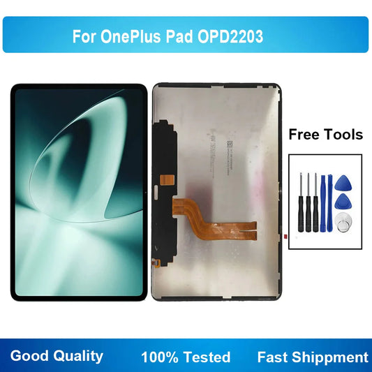 11.6 Inch LCD Screen For OnePlus Pad OPD2203 LCD Display Touch Screen Digitizer Glass Assembly Repair Parts Tools Tablet repair parts