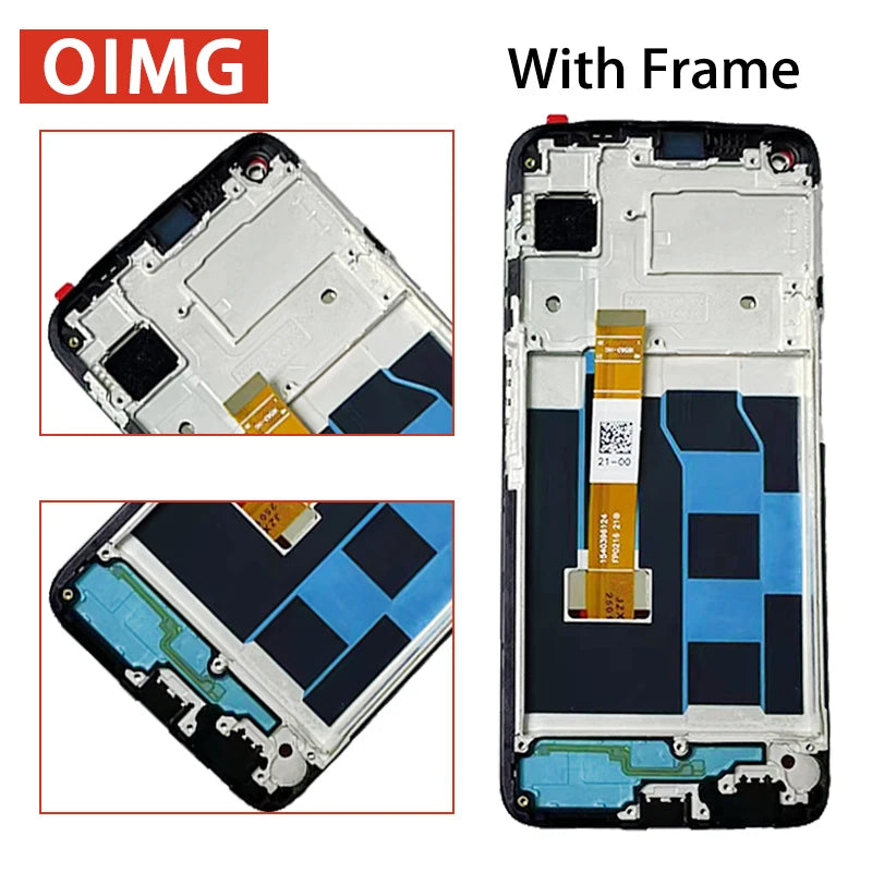 6.5”inch  realme 7 RMX2155 LCD Display For Oppo Realme 6 RMX2001 LCD Display Touch Screen Digitizer Assembly Replacement Oppo phone repair parts Realme phone repair parts