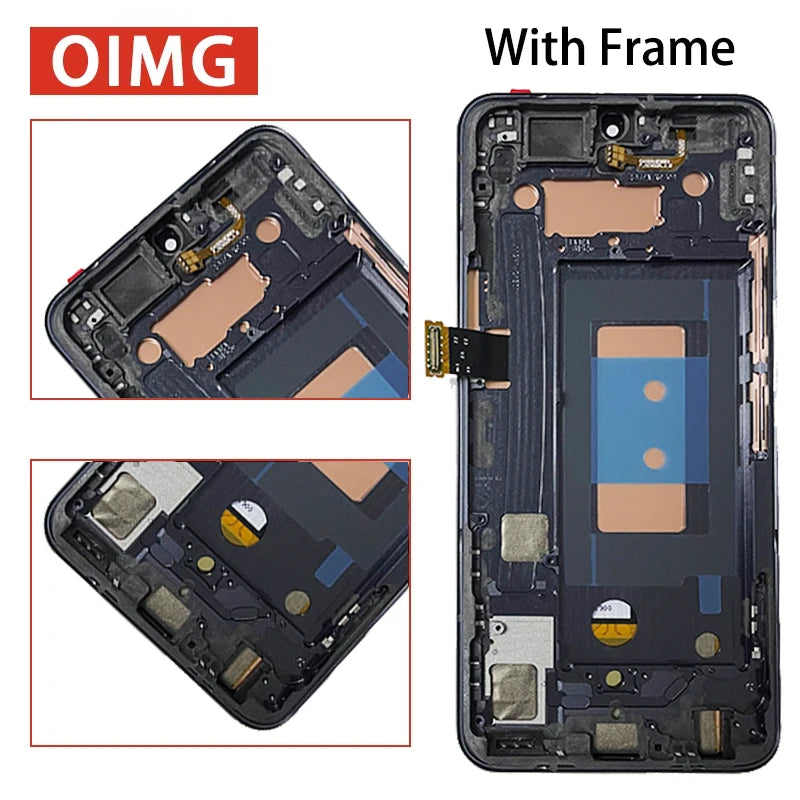 6.4“NEW For LG G8X V50S ThinQ LCD Touch Screen Digitizer For LG G8x V50s LMG850EMW LM-V510N LCD With Fingerprint LG phone repair parts