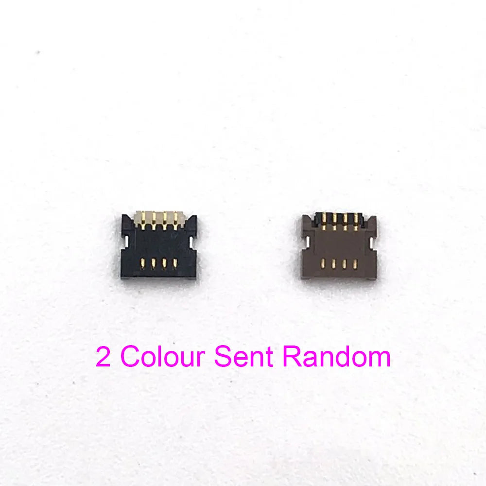 5-50PCS For New 3DS XL Touch Screen Ribbon Port Socket Clip For NDSi/NDSL/3DS/3DS XL LL/2DSLL Replacement Part 4 Pin Connector Game console repair parts