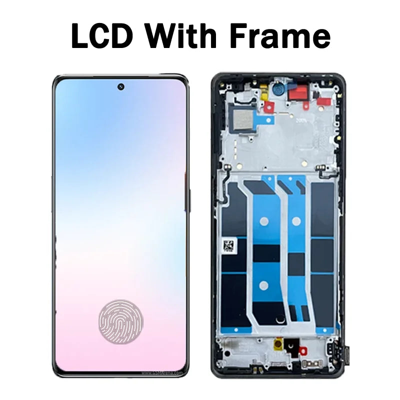 6.74" New For Oneplus 11R LCD 1+11R Display Touch Screen Digitizer Assembly CPH2487 Display With Frame  OnePlus phone repair parts