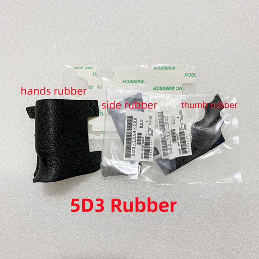 New Original Rubber Set for Canon 5D3 5DIII 5D Mark III Hands Rubber Side Rubber And Thumb Rubber Replacement Parts  Digital Camera repair parts