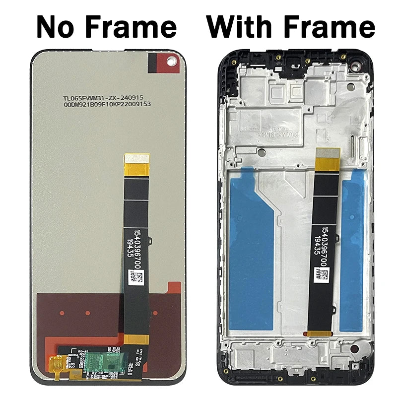 6.53'' IPS LCD For LG K61/Q61 LM-Q630EAW LM-Q630N LCD Display Touch Screen Digitizer Assembly With Frame Replacement Parts LG phone repair parts