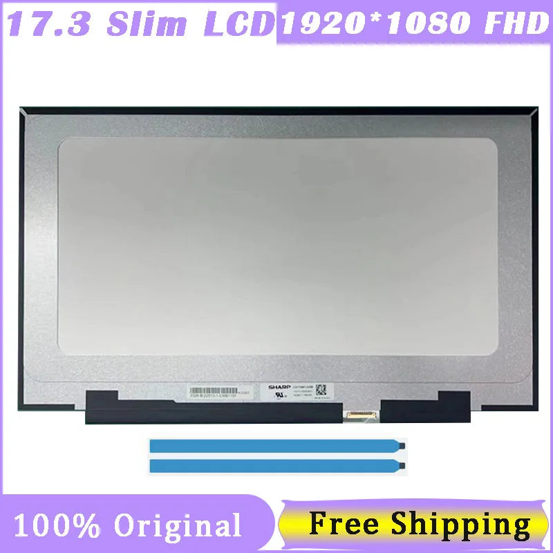 17.3'' Slim IPS Screen For ASUS ROG Strix G17 G713 G732 G733 GX701 GX735 LQ173M1JW03 LQ173M1JW05 LQ173M1JW08 40 Pin 1920x1080 FHD ASUS laptop repair parts