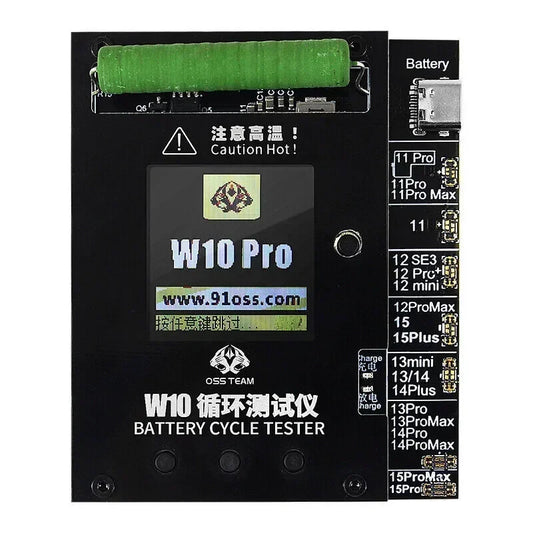 OSS Team W10 Battery Life Pop Up Tester Quickly Increase iPhone 11 12 13 14 15 Pro Max Battery Health and Replace Battery Tools Professional Repair Tools