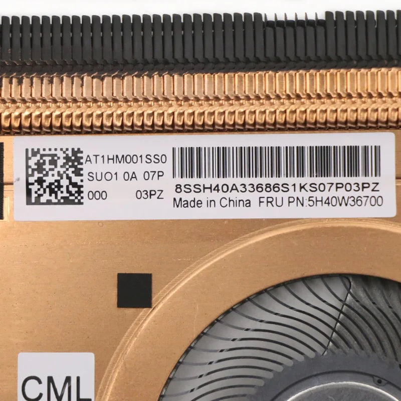 New Original For Laptop Lenovo ThinkPad T490 T14 Gen1 P43S P14S CPU Cooling Fan Heatsink Radiator 01YU187/6/8 5H40W36700 Lenovo laptop repair parts