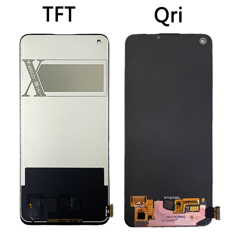6.43'' AMOLED For OPPO Reno5 Lite CPH2205 LCD Touch Screen Digitizer Assembly For OPPO Reno 5 Lite 5Lite LCD With Fingerprints Oppo phone repair parts Realme phone repair parts
