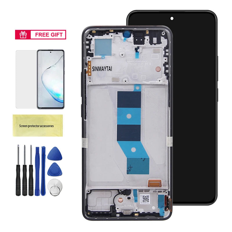 6.67 '' Super Amoled Display For Xiaomi Redmi Note 14 5G lcd touch screen digitizer Assembly For redmi note 14 lcd display Xiaomi phone repair parts