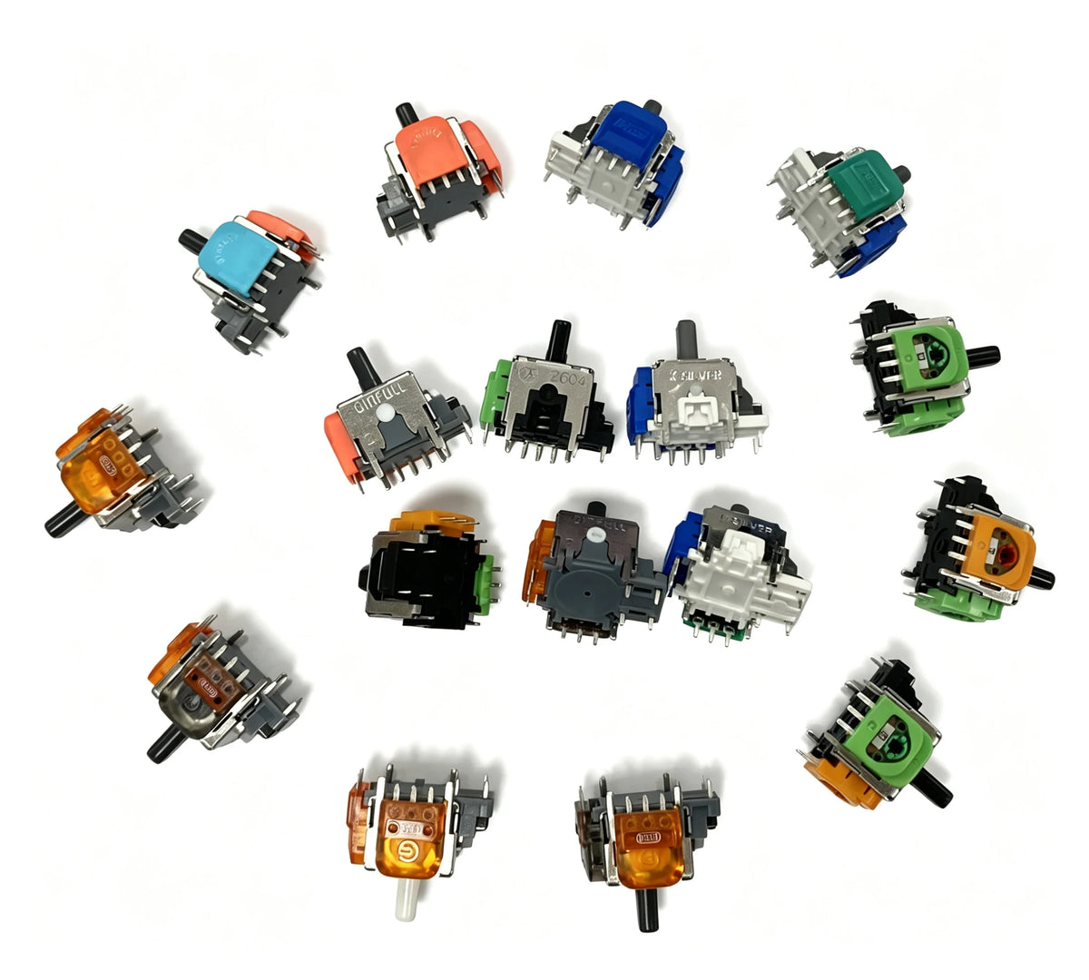 100PCS JS13 Pro+ TMR Electromagnetic Joystick for PS5 PS4 Xbox Series Controller Module Magnetic Sensor Analog Stick Joystick  Game console repair parts