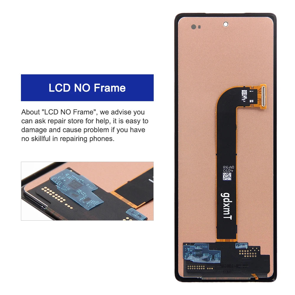For Samsung Z Fold2 5G F9160 F916B LCD Touch Display  Panel Screen Digitizer Assembly For Samsung Z Fold 2 5G LCD Samsung phone repair parts