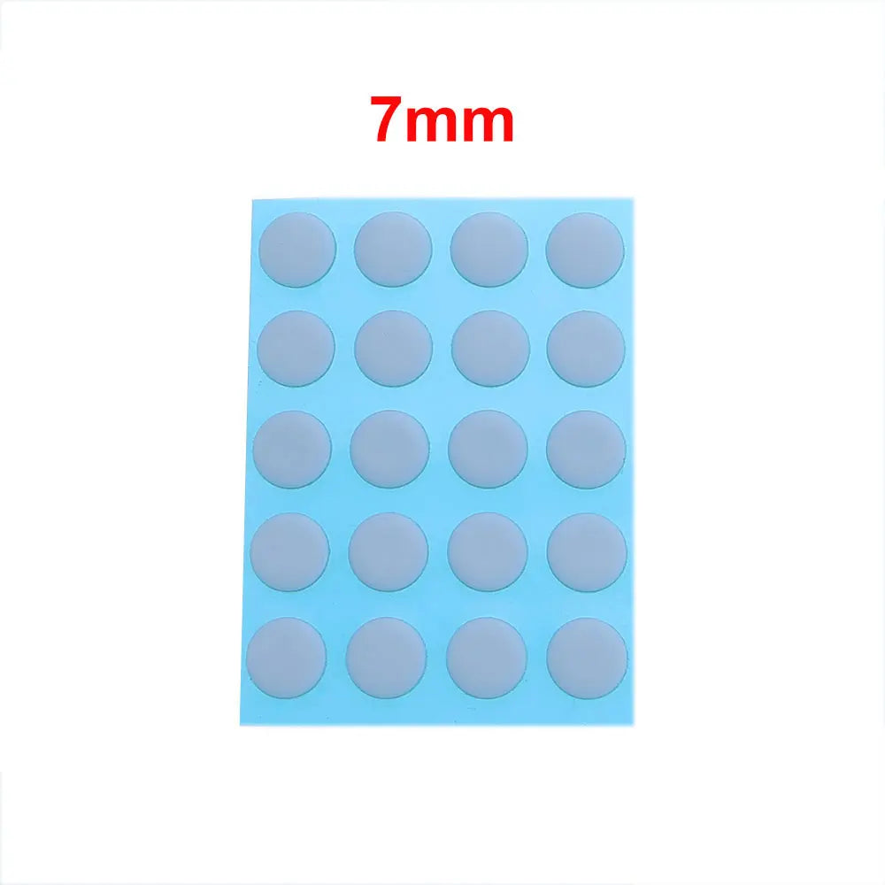 2Set 6mm 7mm Diameter ICE Version Esports Mouse Skates Mouse Feet DIY Universal Dot Mouse Pad Antii-slip Mouse Feet Sticker Game console repair parts