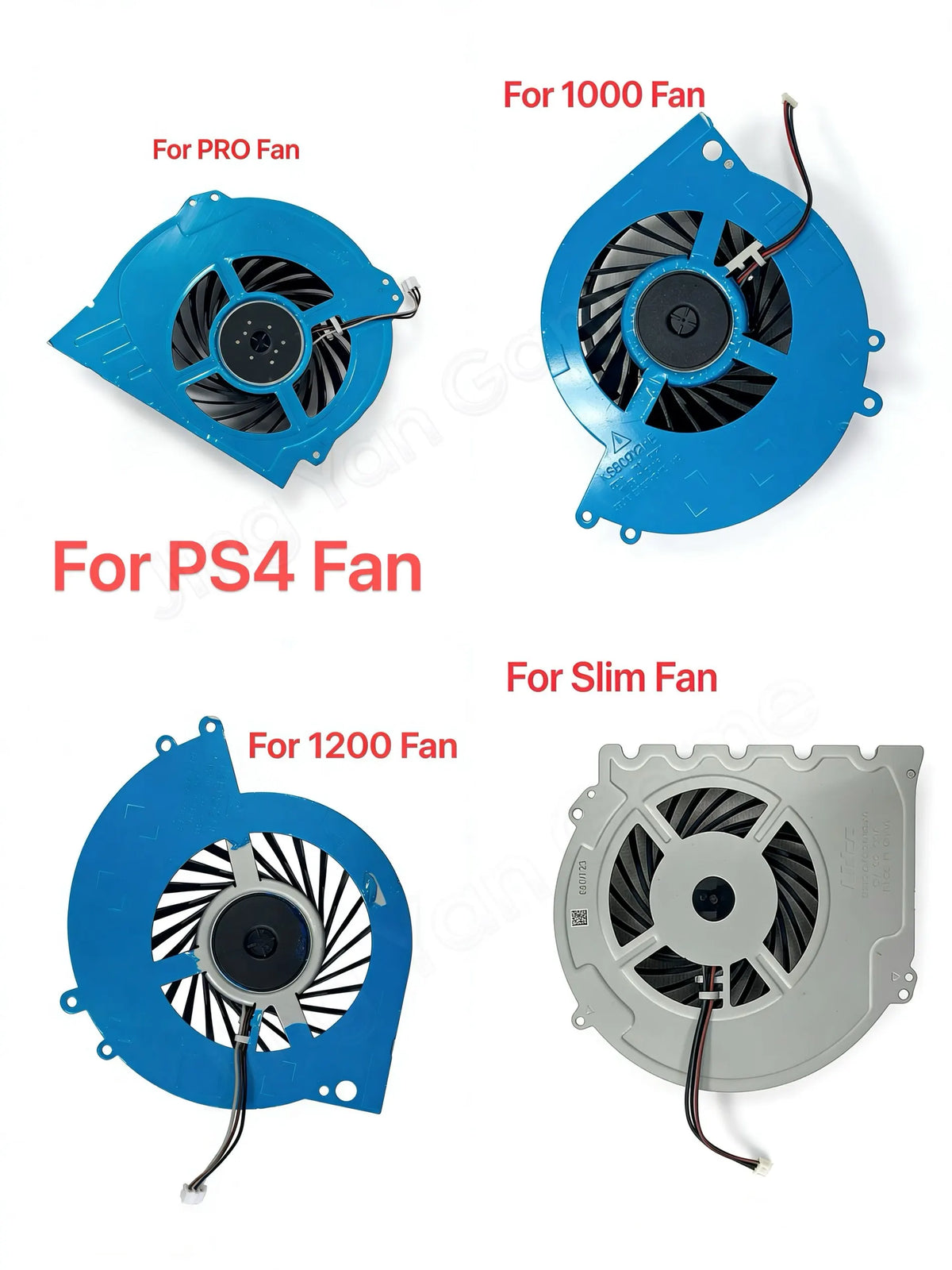 Internal Cooler Fan for PS4 1000 1100 1200 2000 7000 Cooling Fan Cooler Repair Parts for PS4 Slim 2000 for PS4 Pro 7000 Game console repair parts