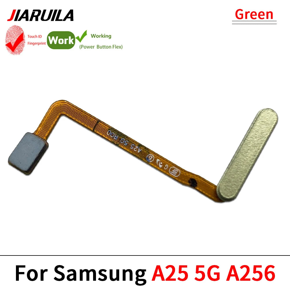 New For Samsung A05s A15 A25 4G 5G Home Button FingerPrint Touch ID Sensor Flex Cable Replacement Parts Samsung phone repair parts