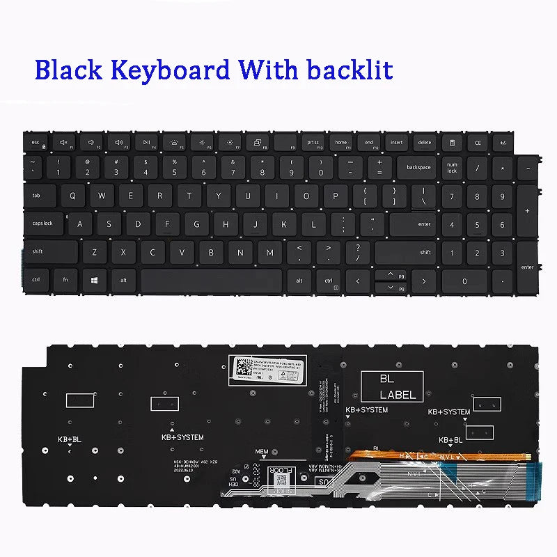 NEW ORIGINAL Laptop Keyboard For DELL Latitude 3520 E3520 Inspiron 3520 3525 Dell laptop repair parts