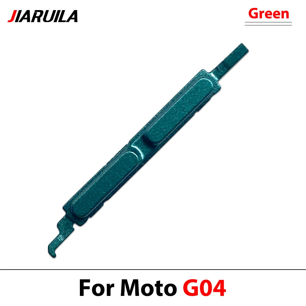 10Pcs, Side Key Power and Volume Button Key For Motorola Moto G04 G14 G24 G34 G54 G84 Replacement Parts Motorola phone repair parts